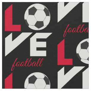 Älskar fotboll tyg