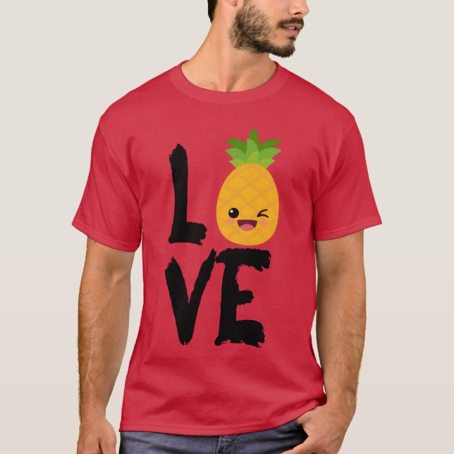 Älskar frukter vän t shirt (Framsida)