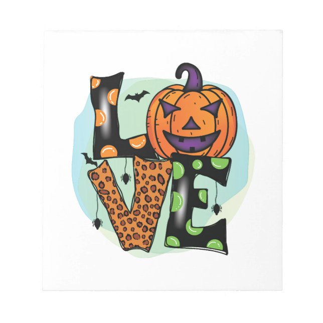 Älskar Halloween, Halloween, Skräck, Kostym Anteckningsblock (Framsida)