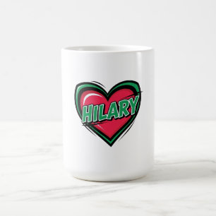 Älskar Hilary Kaffemugg