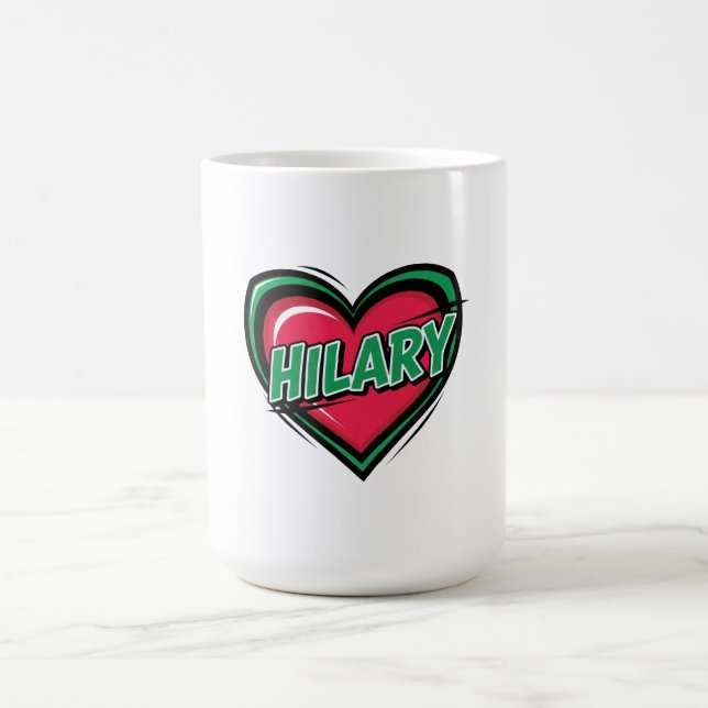 Älskar Hilary Kaffemugg (Center)