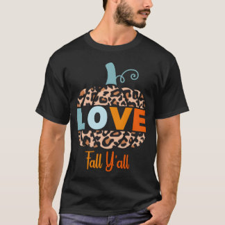 älskar hösten allesammans rolig t shirt