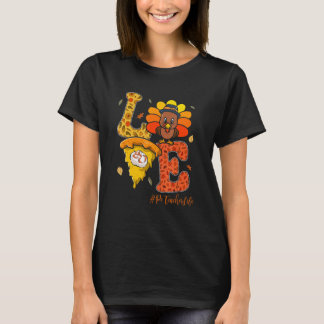 Älskar idrottslärare Liv Turkiet Lärare Thanksgivi T Shirt