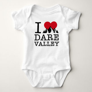 "Älskar jag bodysuiten för den utmaningdal" babyen Tee Shirt