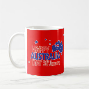 "ÄLSKAR JAG den AUSTRALIEN" Australien dagen 26th Kaffemugg