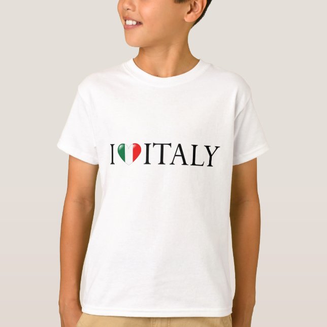"Älskar jag den italien" ungeskjortan Tröja (Framsida)