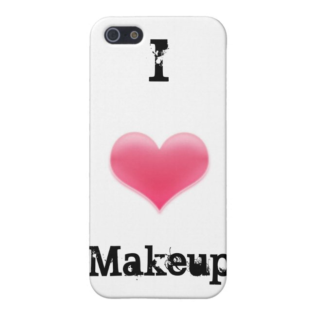 "Älskar jag den Makeup" iphone case 5 Skydd (Baksidan)