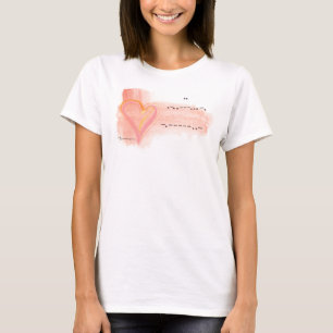 "ÄLSKAR JAG DIG" i morsealfabetT-tröja (kvinnor Tee Shirt