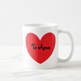 "Älskar jag dig" (i spanjor) muggen Kaffemugg
