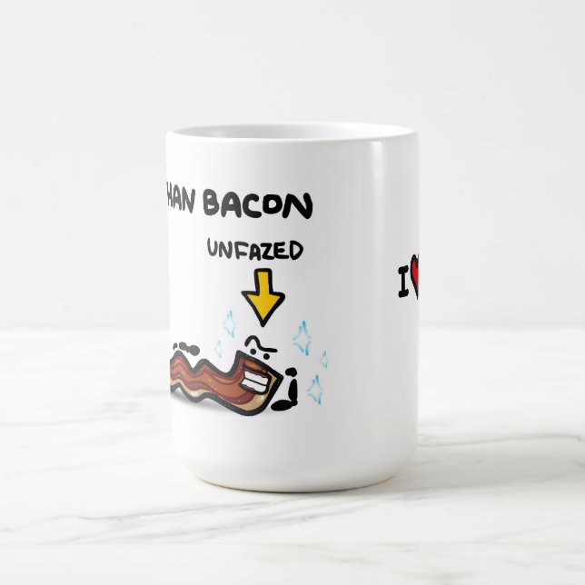 "Älskar jag dig mer än bacon ", Kaffemugg (Center)