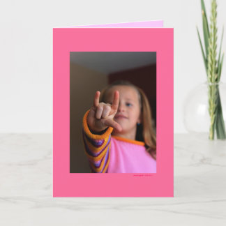 "Älskar jag dig!", (tom insida) Kort