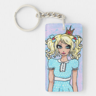 "Älskar jag fluffiga kaniner! "Nyckelring Nyckelring