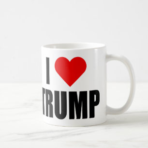 "ÄLSKAR JAG (högerhänt) TRUMF", Kaffemugg