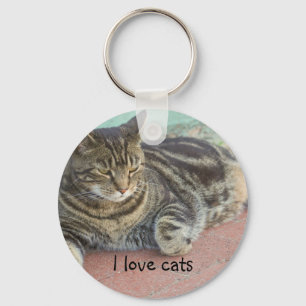 "Älskar jag katt" keychain Nyckelring