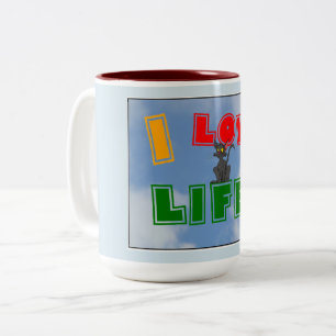 "Älskar jag liv!", Kaffemugg