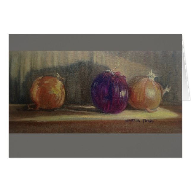 "Älskar jag lökar ", OBS Kort (Framsidan Horizontal)