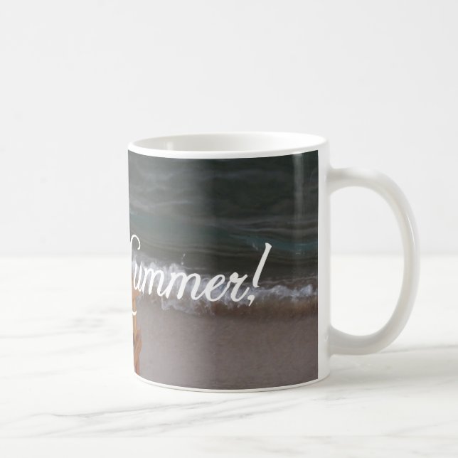"Älskar jag muggen för den sommar" strandplatsen Kaffemugg (Höger)