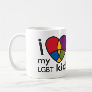 "ÄLSKAR JAG muggen för min LGBT-unge" Kaffemugg