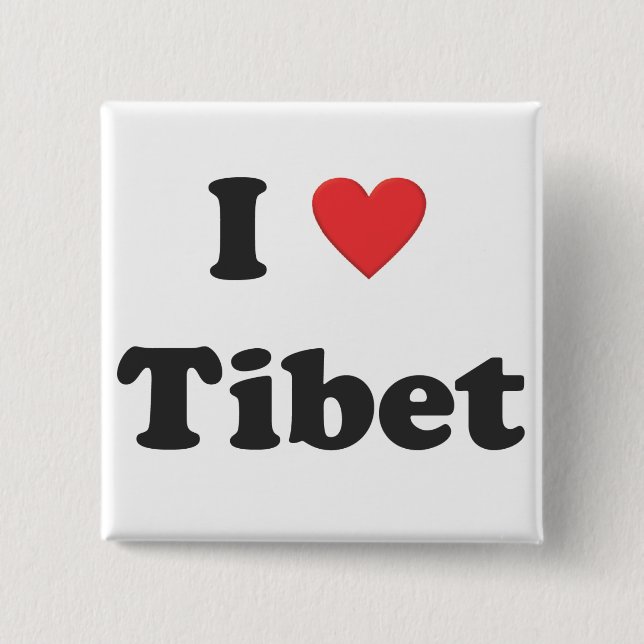 "Älskar jag Tibet" knäppas Knapp (Framsida)