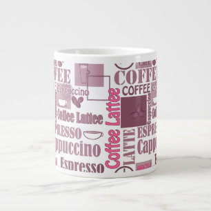 Älskar kaffe jumbo mugg