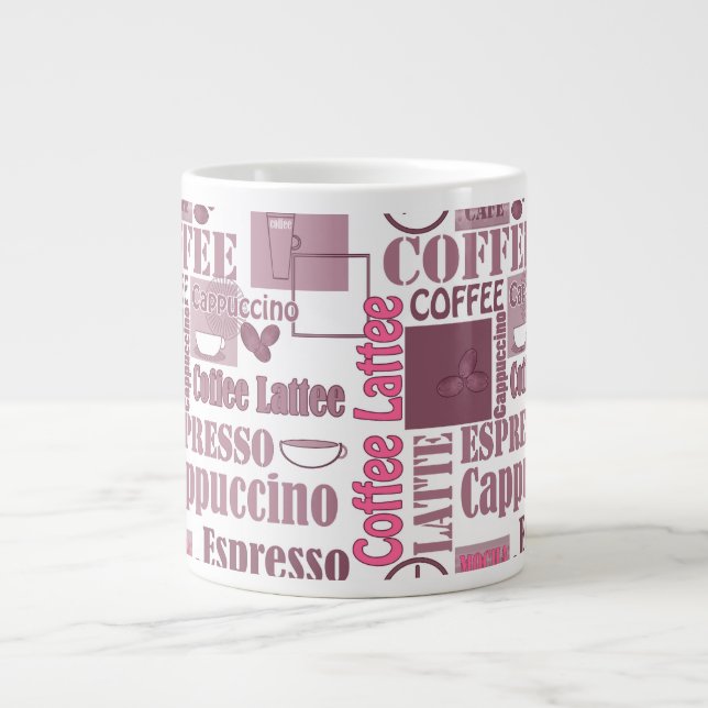 Älskar kaffe jumbo mugg (Framsidan)
