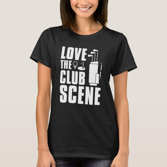 Älskar Klubb Scenen T Shirt (Framsida)