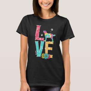 Älskar Labrador Retriever Tie Dye Labrador Retriev T Shirt