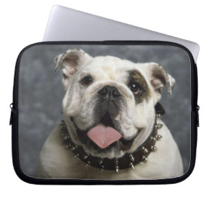 Älskar Laptop Fodral för Engelsk Bulldog Puppy Hun