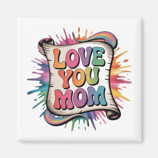 ÄLSKAR MAMMA MAGNET (Framsidan)