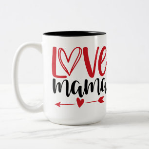 Älskar Mamma Två-Tonad Mugg