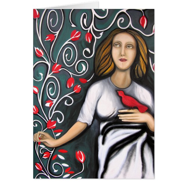 "Älskar mig, älskar mig inte ", Hälsningskort (Framsidan)