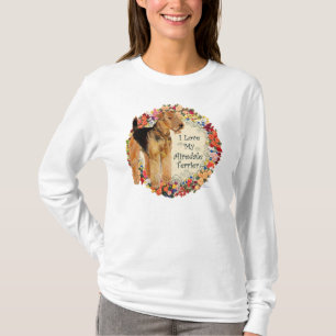 Älskar min airedale tee