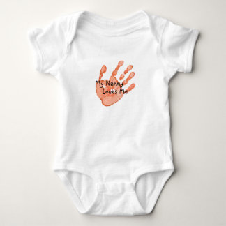 "Älskar min barnflicka mig" - orangen T-shirt