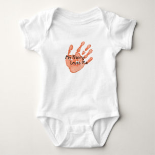 "Älskar min barnflicka mig" - orangen Tee