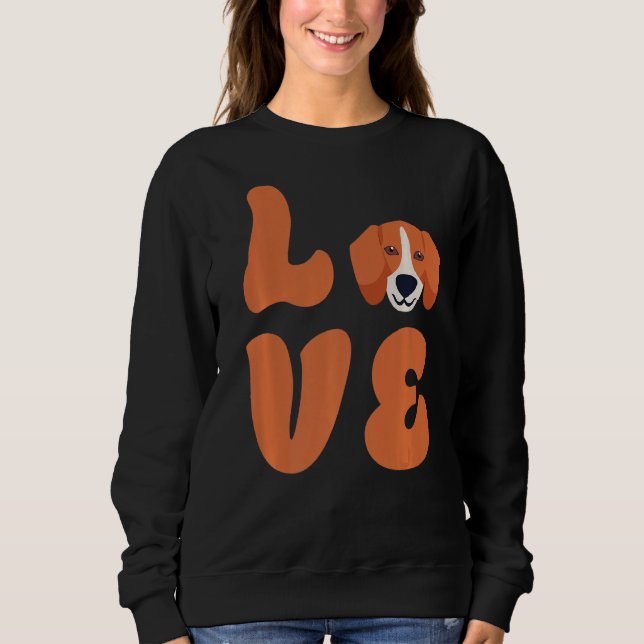 Älskar Min Beagle T Tröja För Beagle Hund Tröja (Framsida)