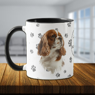 Älskar min Cavalier King Charles Spaniel tåavtryck Mugg