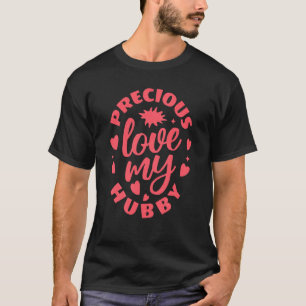 Älskar Min Kära Hubby Äktenskap Söt Alla Hjärtans T Shirt