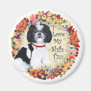 Älskar Min Shih Tzu Magnet