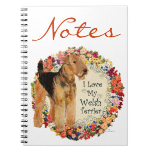 Älskar min Welsh Terrier Anteckningsbok