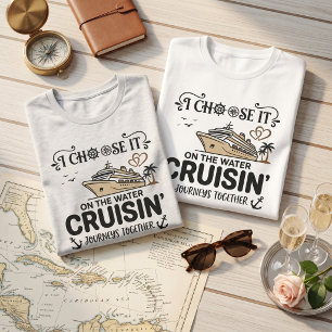 Älskar när vi kör runt tillsammans Romantiskt par T Shirt