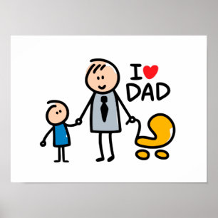 Älskar Pappa tryck