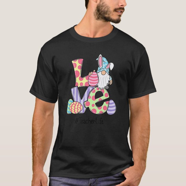 Älskar påsk Lärar Liv Tomtar Lärar påsk 202 T Shirt (Framsida)