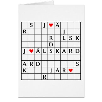 älskar pik för jag hälsningskort