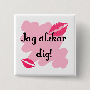 Älskar pik för Jag - svensk Knapp