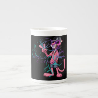 Älskar rosa pantern benporslin mugg