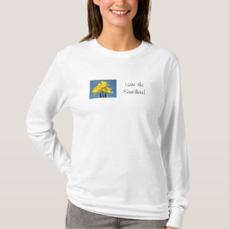 Älskar solsken! Kvinnors T-shirts påskliljor vår