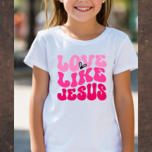Älskar Som Jesus Alla Hjärtans Dag T-Shirt
