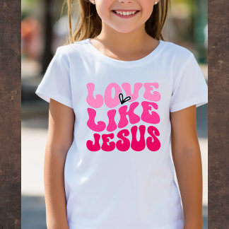 Älskar Som Jesus Alla Hjärtans Dag T-Shirt