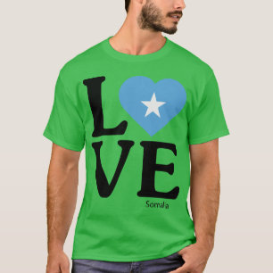 Älskar Somalia retro T Shirt