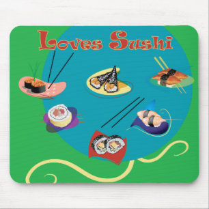 Älskar sushi musmatta
